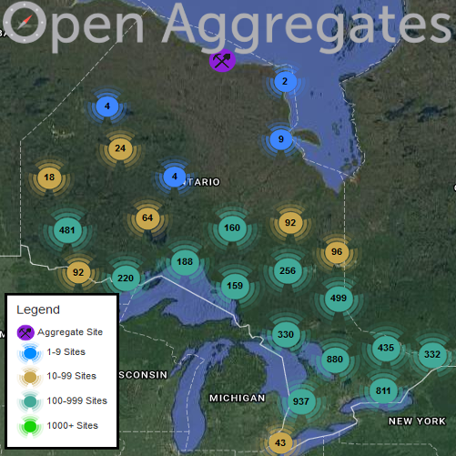 Open Aggregates header.